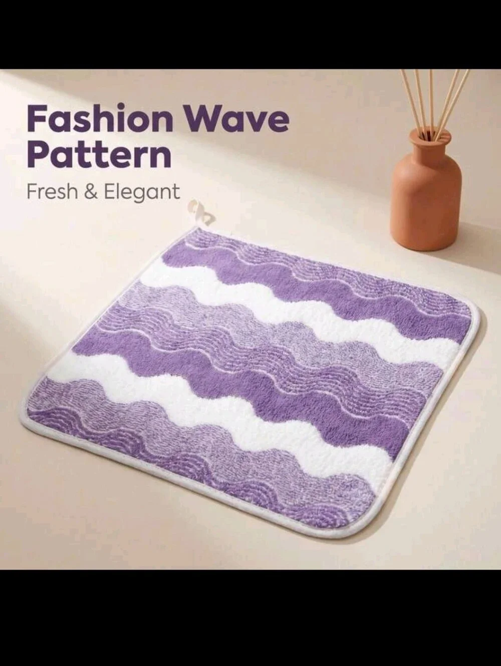 Striped Purple and White Bath Towel Set 16 Pcs SUPER ABSORBENT